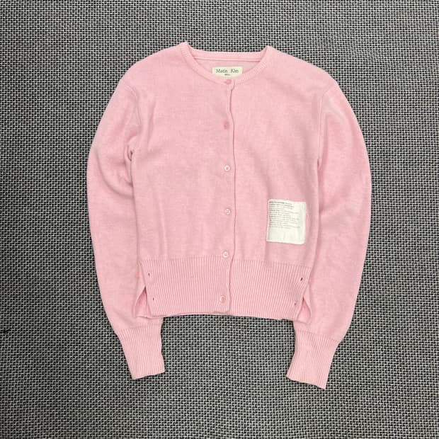 마땡킴 핑크 가디건