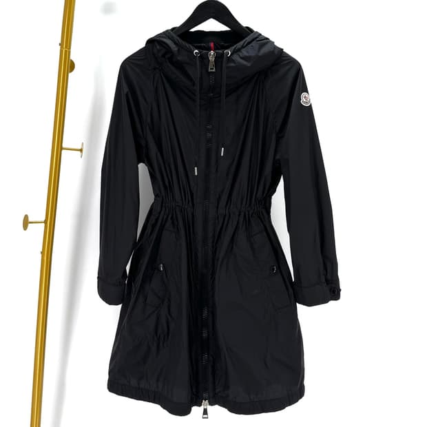 [1사이즈] 몽클레어 ORTIE 여성 후드 바람막이 자켓 블랙