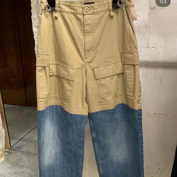 [S] 발렌시아가 24SS 카고 패치드 데님