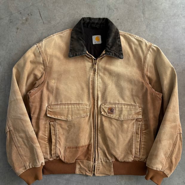 Carhartt 칼하트 90’s J165 베이지 워크 자켓