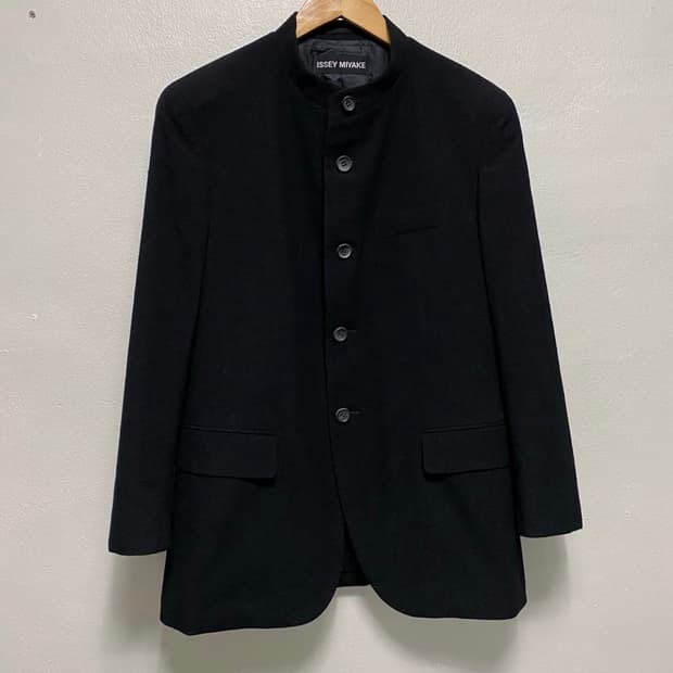 이세이미야케 차이나카라 울 자켓