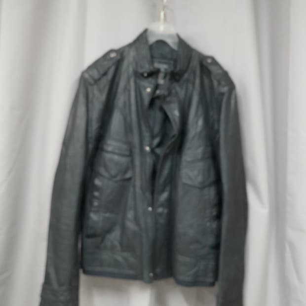 게스 양가죽 자켓 