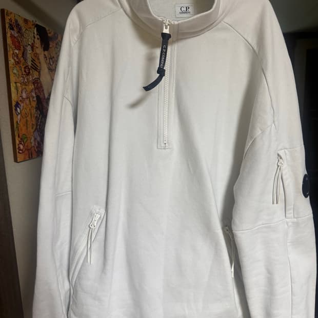 Cp컴퍼니 하프집업 맨투맨 105(xl)