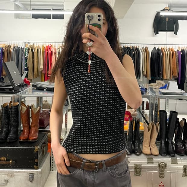 ARMANI collezioni sleeveless 알마니 꼴레지오니