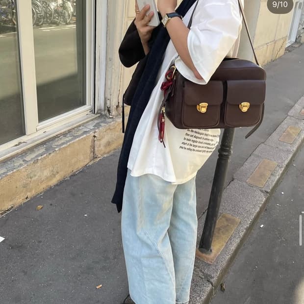 에토스 투포켓백 브라운