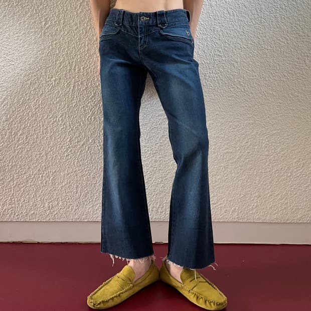 Calvin Klein Jeans 워시드 플레어 진