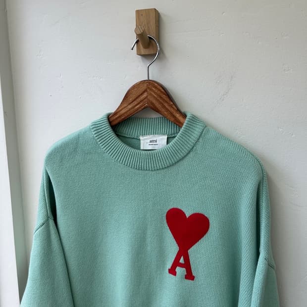 15841 - 아미 민트 빅하트 니트