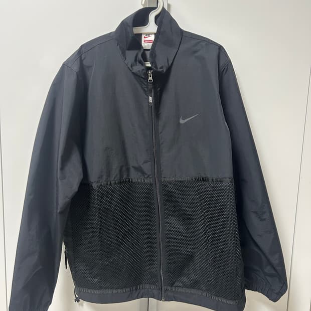 나이키 x 슈프림 트레일 자켓 블랙 L