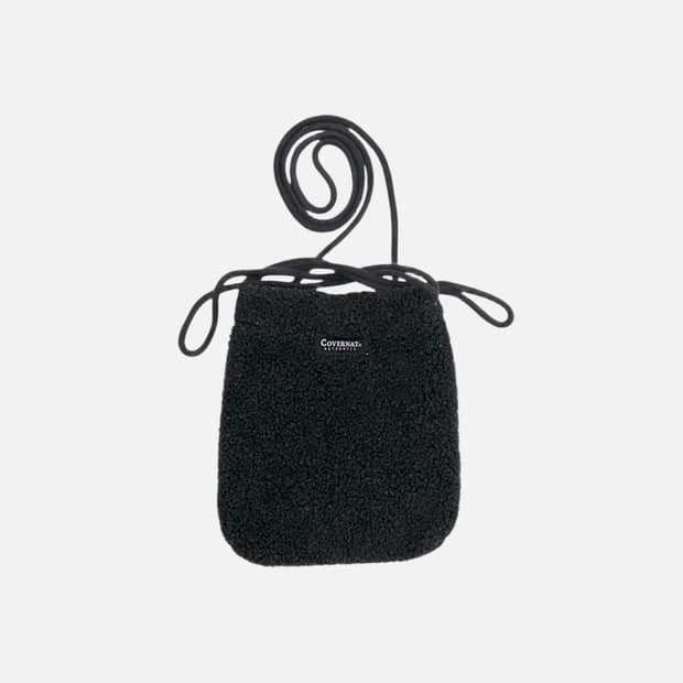 커버낫 부클 뽀글이 미니 크로스백 파우치 가방