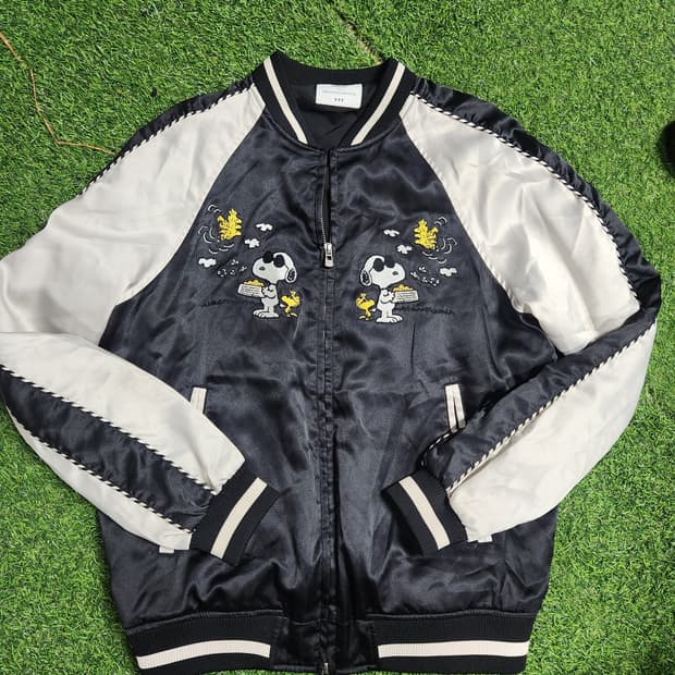 “피너츠 스누피 자수 스카잔🔥 스트릿 끝판왕”