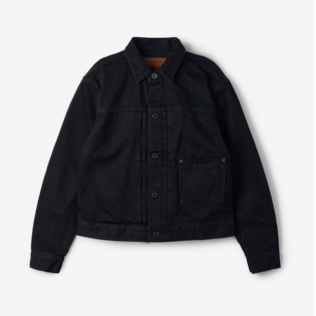 블랙사인 15oz 블랙데님자켓