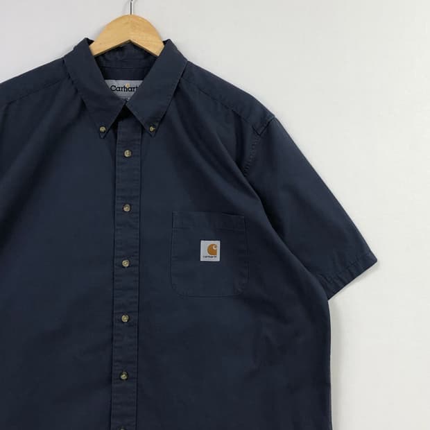 Xxl 칼하트 네이비 워크 셔츠
