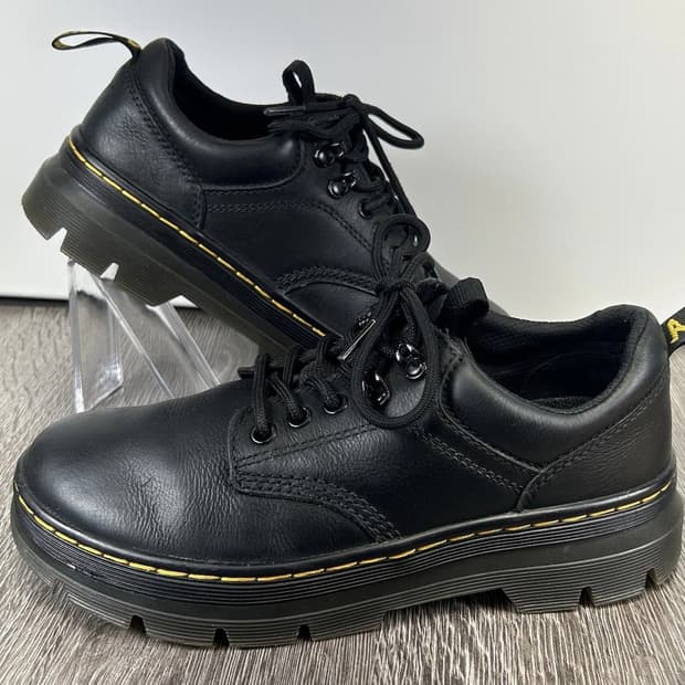 닥터마틴 리더 와이오밍 레더 유틸리티 슈즈 블랙