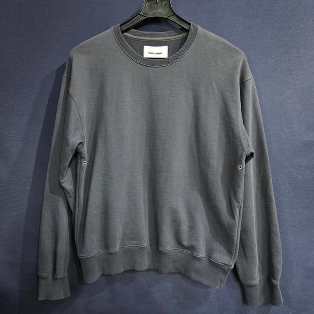 플라스틱 프로덕트 다크그레이 남성 오버핏 95~100 맨투맨 