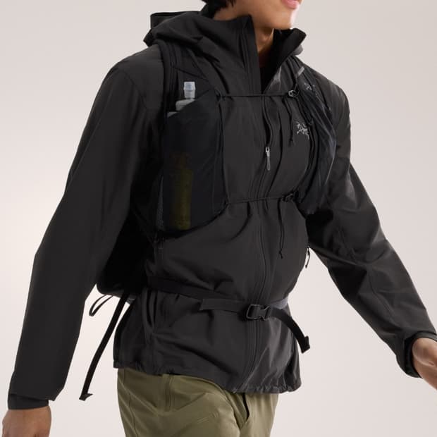 [M] 아크테릭스 감마 라이트웨이트 후디 블랙