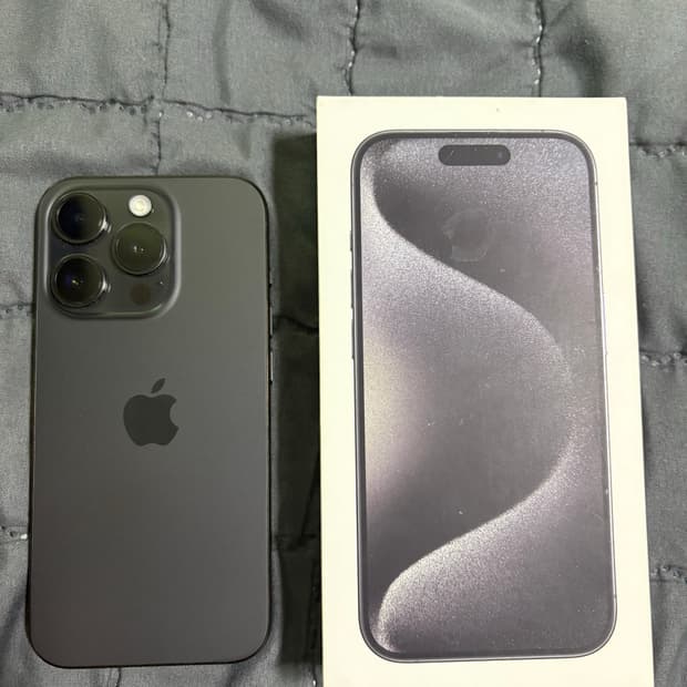 아이폰15pro 블랙티타늄 128g