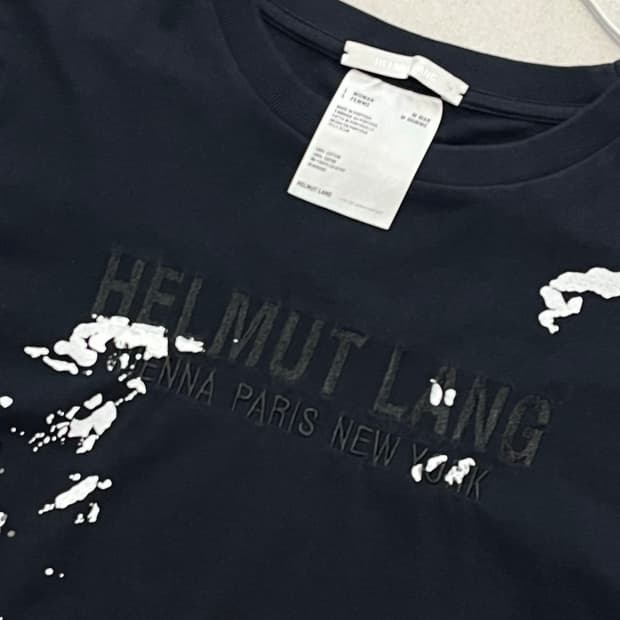 헬무트랭 그래픽 티셔츠