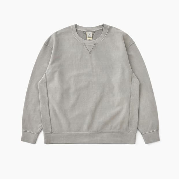 [M] 카키스 dyed stock crewneck 맨투맨