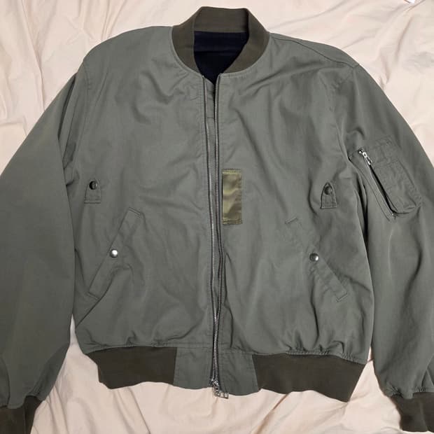 이얼즈어고 리버시블 MA-1 워시드 플라이트 자켓