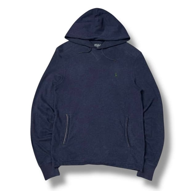 폴로 랄프로렌 엘보패치 네이비 후디