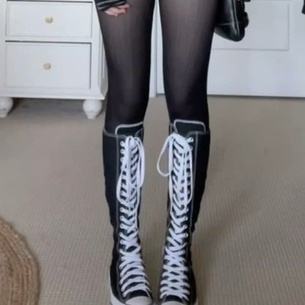 Emo kid scene 컨버스 척테일러 올스타 XXHi 하이 블랙