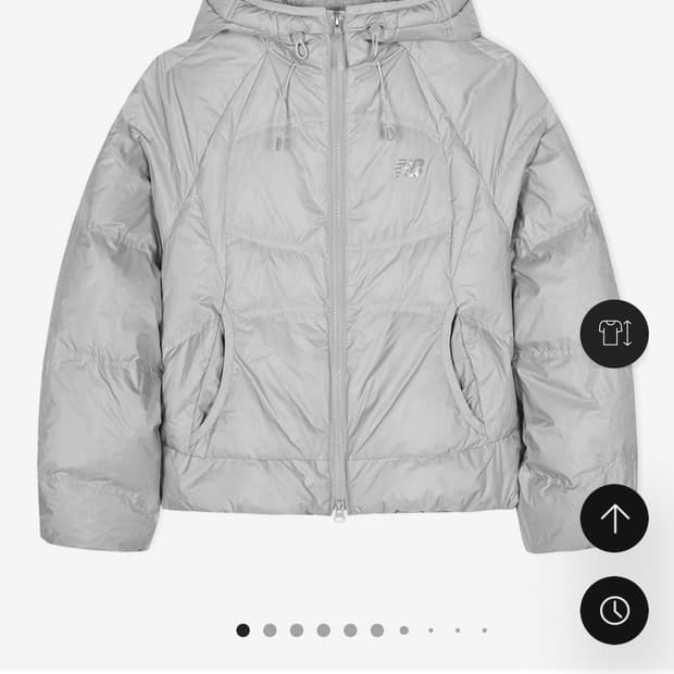 뉴발란스 women 플라잉 경량 후드형 다운