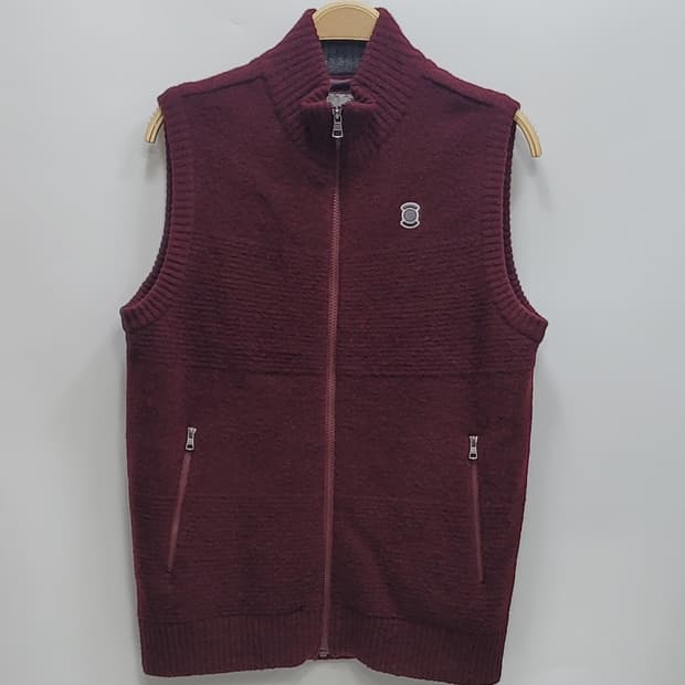 W.ANGLE 와이드앵글 방풍 니트 집업 베스트 / 남 95
