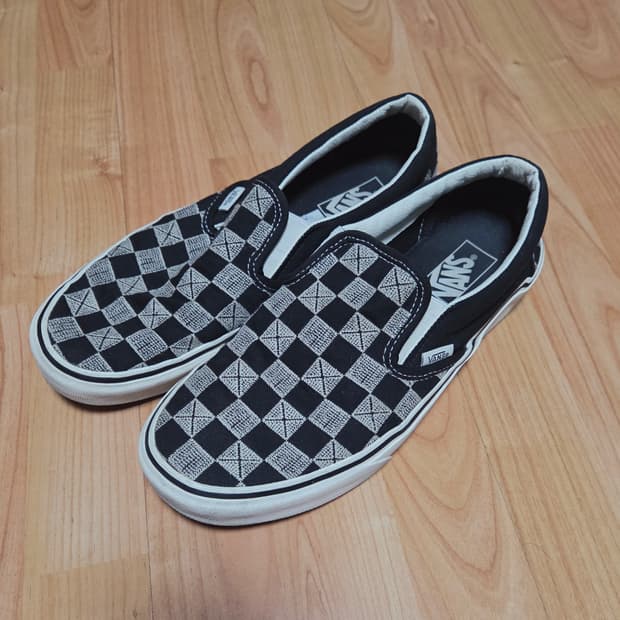 반스 스티치 체커보드 슬립온 275