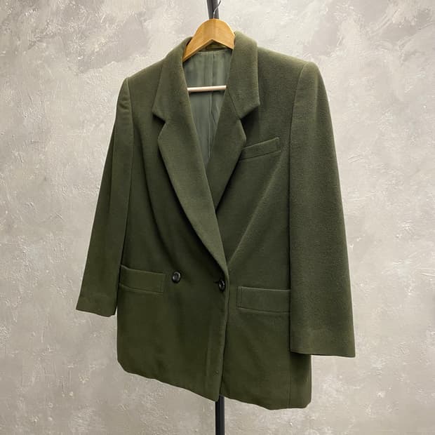 [M] 90s Burberrys 버버리 카키 울 블레이저