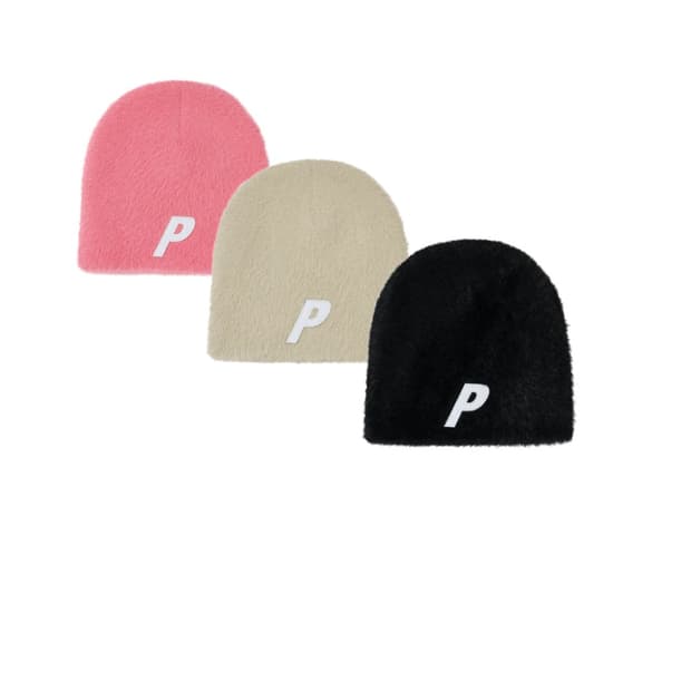 (새상품)25fw팔라스 포우 모헤어 비니 모자 스토니 블랙 핑크 그레이