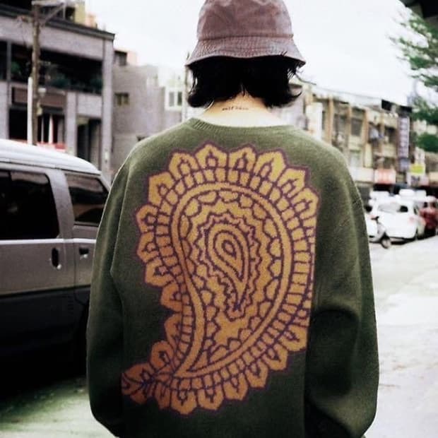 스투시 페이즐리 니트 / 사이즈 M 