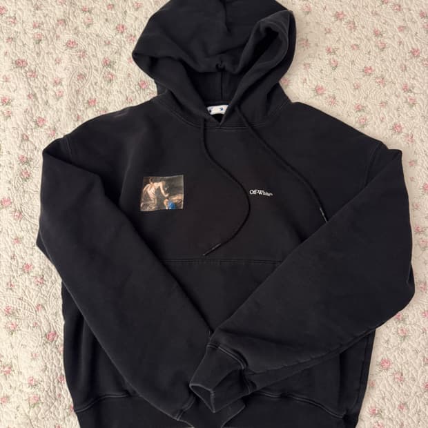 오프화이트 후드티
