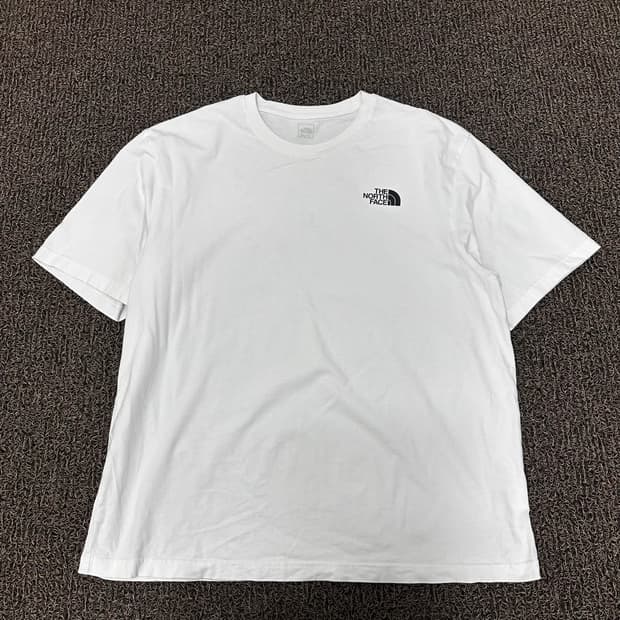 노스페이스 반팔티셔츠 화이트 115(3XL)