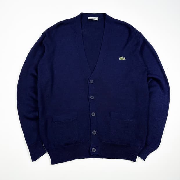 라코스테 재팬 클래식 니트 가디건 네이비 L