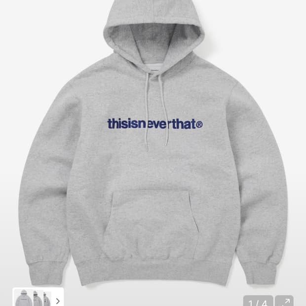 디스이즈네버댓 후드티 M 팝니다