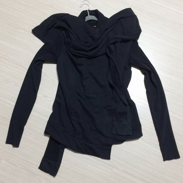 (착용샷O) Rick Owens Drkshdw Drape Cardigan