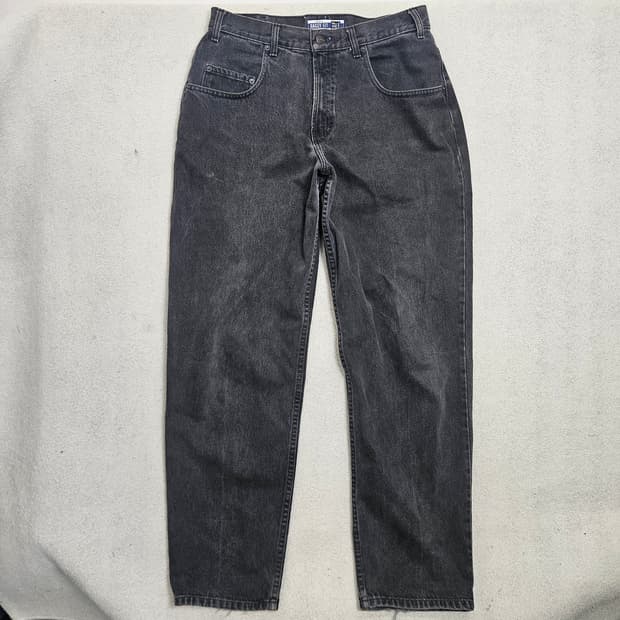 90s GAP 흑청 데님 팬츠 33 32 배기핏