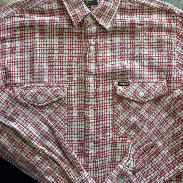 Oshkosh 빈티지 체크 플란넬 셔츠
