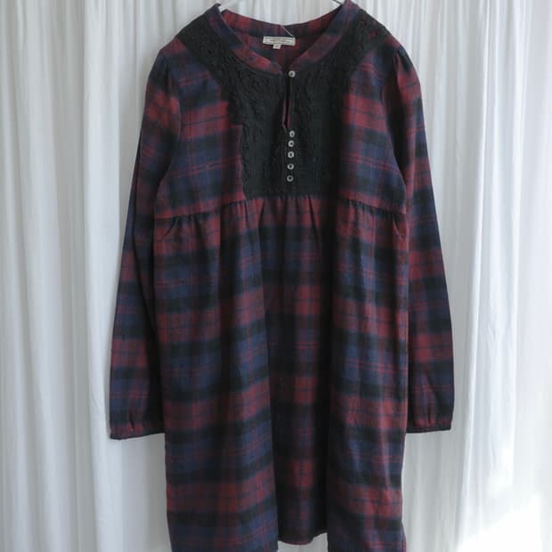 Tartan Checkered Red Dress