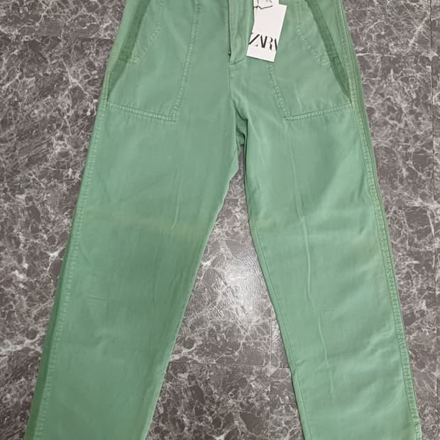 (새상품)자라(ZARA) 하이웨이스트 포켓 팬츠 - S 