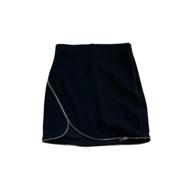 알렉산더 왕 지퍼 디테일 미니 스커트