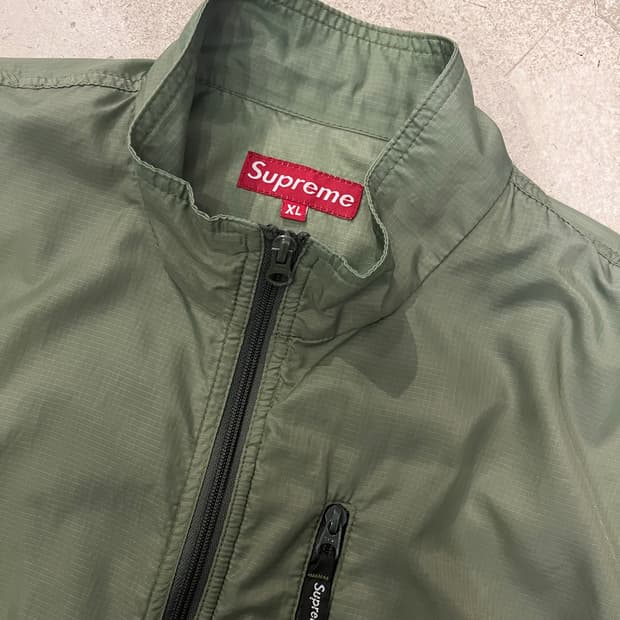 빈티지 90s Supreme 짚업 