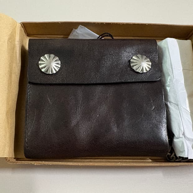 rrl 더블알엘 콘초 레더 체인 월렛 지갑