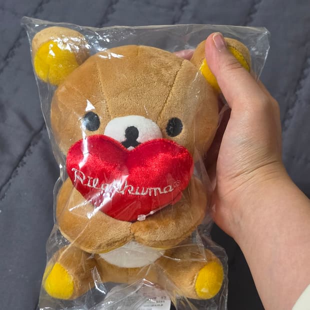 리락쿠마 인형 하트 리락쿠마