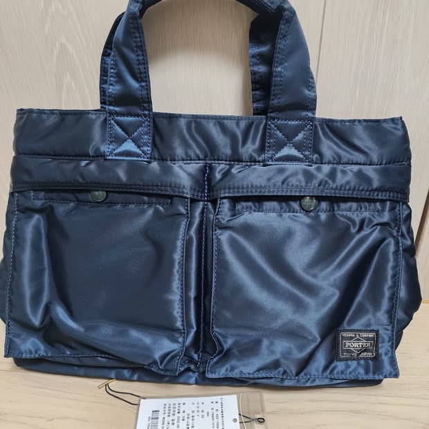 요시다포터 탱커 뉴 토트백 아이언블루