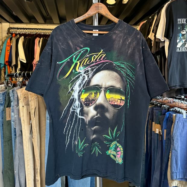 밥말리 Bob Marley 프린팅 티셔츠