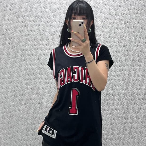 아디다스 NBA 시카고 불스 데릭로즈 스윙맨 져지 나시 S C14001