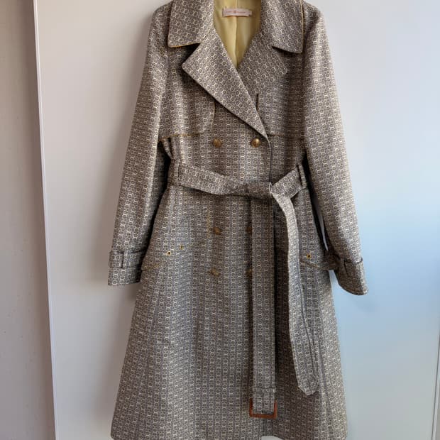 토리버치 더블 브레스티드 트렌치코트 44/55