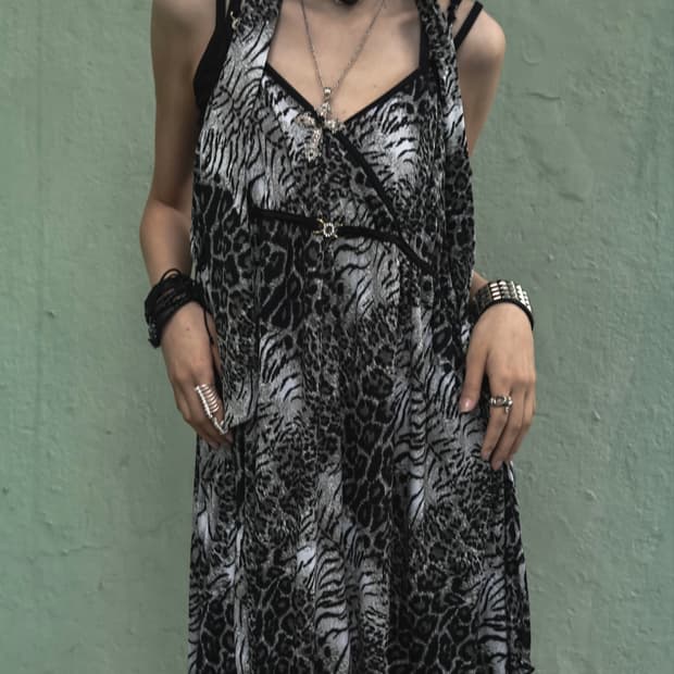 Leopard Lace Sleeveless