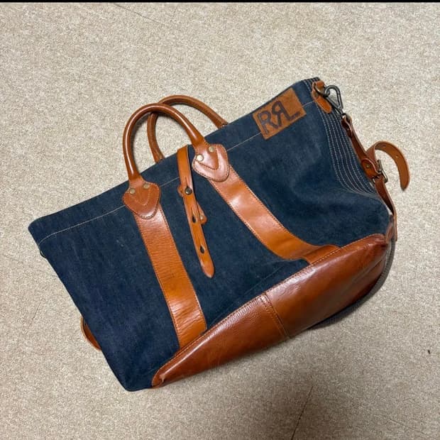 RRL 데님 토트백